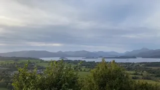 Loch Lomond’s Highland boundary line and Scottish mountains