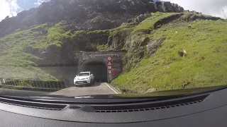 One Lane Tunnel In The Faroe Islands