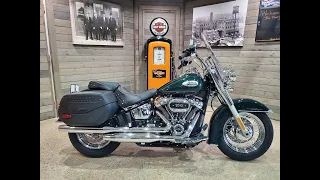 2024 Harley-Davidson Softail Heritage Classic FLHCS- Alpine Green.