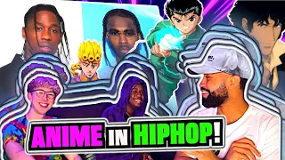 First Time Reaction to ANIME samples in HIP HOP | Tejidotcom