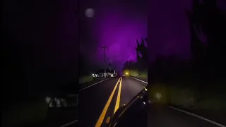 ⏺ An anomalous phenomenon occurred in the USA. Some nicknamed it "Purple Rain"?