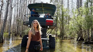 I Drove a Swamp Buggy Through the Everglades + Camp, Cook & Kayak with @CodyandKellie