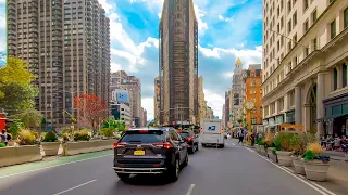 New York City 4K🗽Driving Downtown Manhattan To Lower East Side
