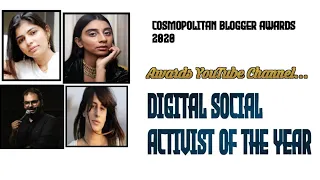 cosmopolitan blogger Awards 2020 ll  Chinmayi sripada ll kunal kamra ll saloni chopra ll Dolly Singh