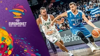 Lithuania v Greece - Full Game - Round of 16 - FIBA EuroBasket 2017