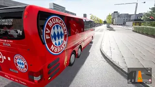 Fernbus Simulator - Bundesliga - Bayern Munich - First Look Gameplay 4k