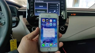 How to use Apple Carplay on 2020 Corolla