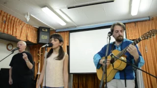 Александр Городницкий, Аня Контуш, Михаил Гантман, Виталий Басенок  Акко 09/04/17 (13)