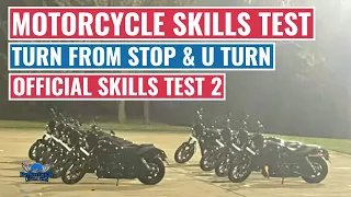 Easy Tips For Passing Your Motorcycle Skills Test: Master The Turn From A Stop And U-turn