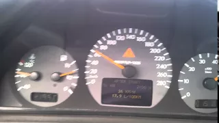 Mercedes-Benz w210 E55 AMG acceleration 0-100