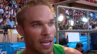 Nick Symmonds after 1500 in Monaco