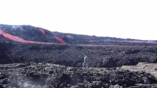 Piton de la Fournaise - Kalla et Pélé - Réunion 2015 - Vidéo 2 sur 15