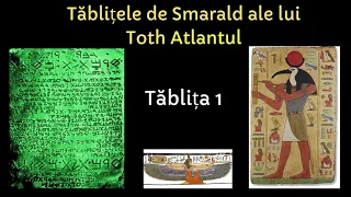 TABLITA 1 THOTH ATLANTUL - TABLITELE DE SMARALD ALE LUI TOTH ATLANTUL