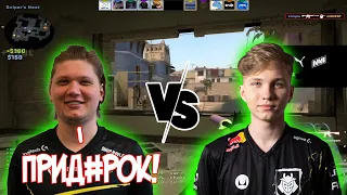 СИМПЛ ЖЕСТКО ОСКОРБИЛ ТИММЕЙТА / S1MPLE VS M0NESY / CSGO