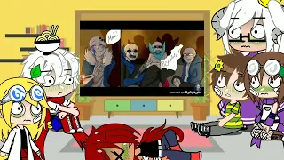 Undertale react to sans Au's comic/My AU/🇲🇽🇺🇲 /leer Descripción