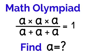 A good algebra problem || How to solve for a? #math #algebra