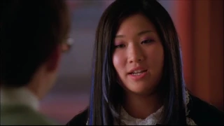 Glee - Tina tells Artie that she's been faking her stutter 1x09