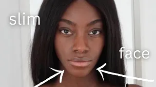 9 ways to get SLIMMER FACE & defined jawline