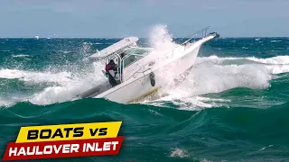 THIS CREW TOOK A POUNDING AT BOCA INLET! | Boats vs Haulover Inlet