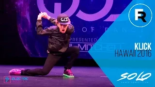 Klick | SOLO Dance Competition Winner | World of Dance Hawaii 2016 | #WODHI16