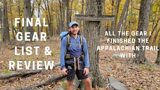 All the Gear I Finished the Appalachian Trail With - Final Gear List and Review