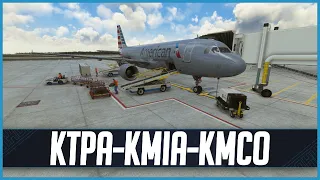 MSFS LIVE | Real World American Airlines OPS | Fenix A320 | Tampa Bay, Miami & Orlando