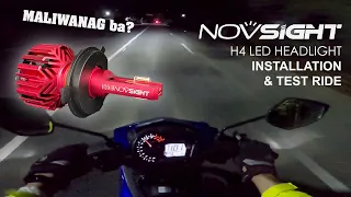 Paano magpalit ng headlight for Sniper 150/155 | Novsight LED headlight installation