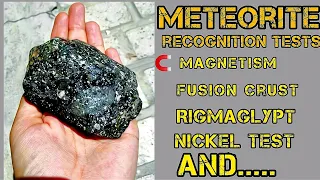 what's Meteorite important tests to identify Meteorites #meteorite @meteoriteFA