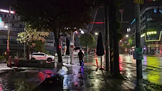 A Night Walk in the Rain in the Neighborhood / 빗 속 동네 밤 산책