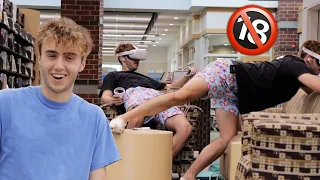 Naughty VR in the Library Prank!