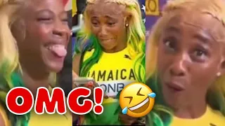 OMG! SHELLY ANN FRASER PRYCE IS FUNNIER THAN WE THOUGHT! FUNNIEST MOMENTS