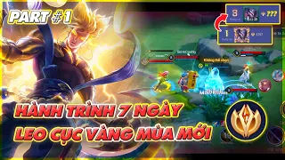 HÀNH TRÌNH MỚI Ở MÙA S2 2024 | 7 NGÀY LEO CỤC VÀNG NAKROTH CỦA NAM MŨ TRẮNG SẼ NTN PART 1 ?.