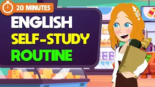 20-minute Daily English Learning Routine | Learn English Speaking Conversation Practice