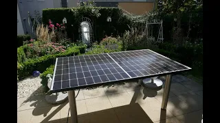 Sonnentisch - Mini-PV-Anlage für die Terrasse mit Zusatznutzen