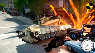 GTA 4 Crazy Abrams Tank Crashes Ep.7
