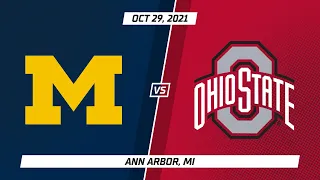 Ohio State at Michigan | Big Ten Volleyball | Highlights | Oct. 29, 2021