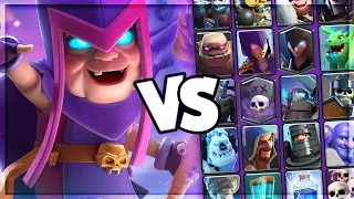 New "MOTHER WITCH" vs ALL CARDS in Clash Royale!