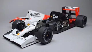 Building Senna's MP4/6 Full Build McLaren Fujimi 1/20 F1 Scale Model