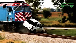 Train accidents at level crossings || Cars Accidents