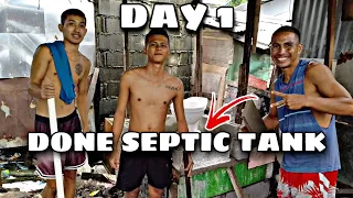 EP-4 PAG GAWA NG AMING TAMBAYAN O HIDEOUT DAY 1 (SEPTIC TANK) | WAWART HOUSE | TAWANAN AT KULITAN