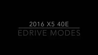 BMW X5 40e - eDrive Modes