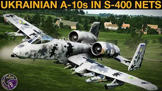 How Could Ukraine Operate US-Supplied A-10 Warthogs In Russian S-400 SAM Nets? (WarGames 85) | DCS