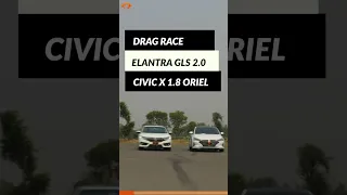 Drag Race: Hyundai Elantra 2.0 vs. Honda Civic X 1.8 🔥