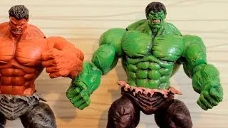 Incredible Hulk (Зеленый Халк) Marvel Select распаковка от Gikman.