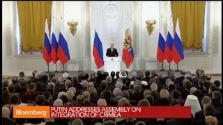 Putin Addresses Assembly on Crimea Integration