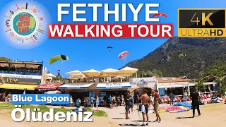 Fethiye Blue Lagoon (Oludeniz)  | Muğla I Turkey I Summer Walking Tour (4k Ultra HD 60fps)