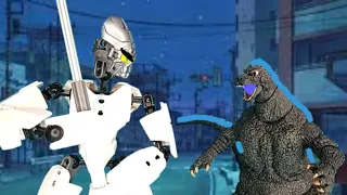 Godzilla vs Warhammer stop motion Titan part 2