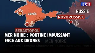 Mer noire : Poutine impuissant face aux drones