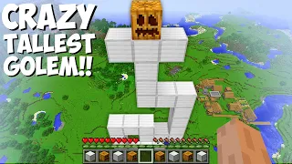 What HAPPENS if you SPAWN the CURSED TALLEST IRON GOLEM in Minecraft ? MAZE SUPER IRON GOLEM !