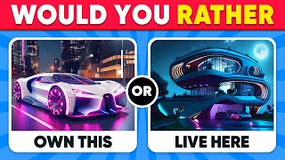 Would You Rather - Futuristic Luxury Life Edition 💎 Daily Quiz